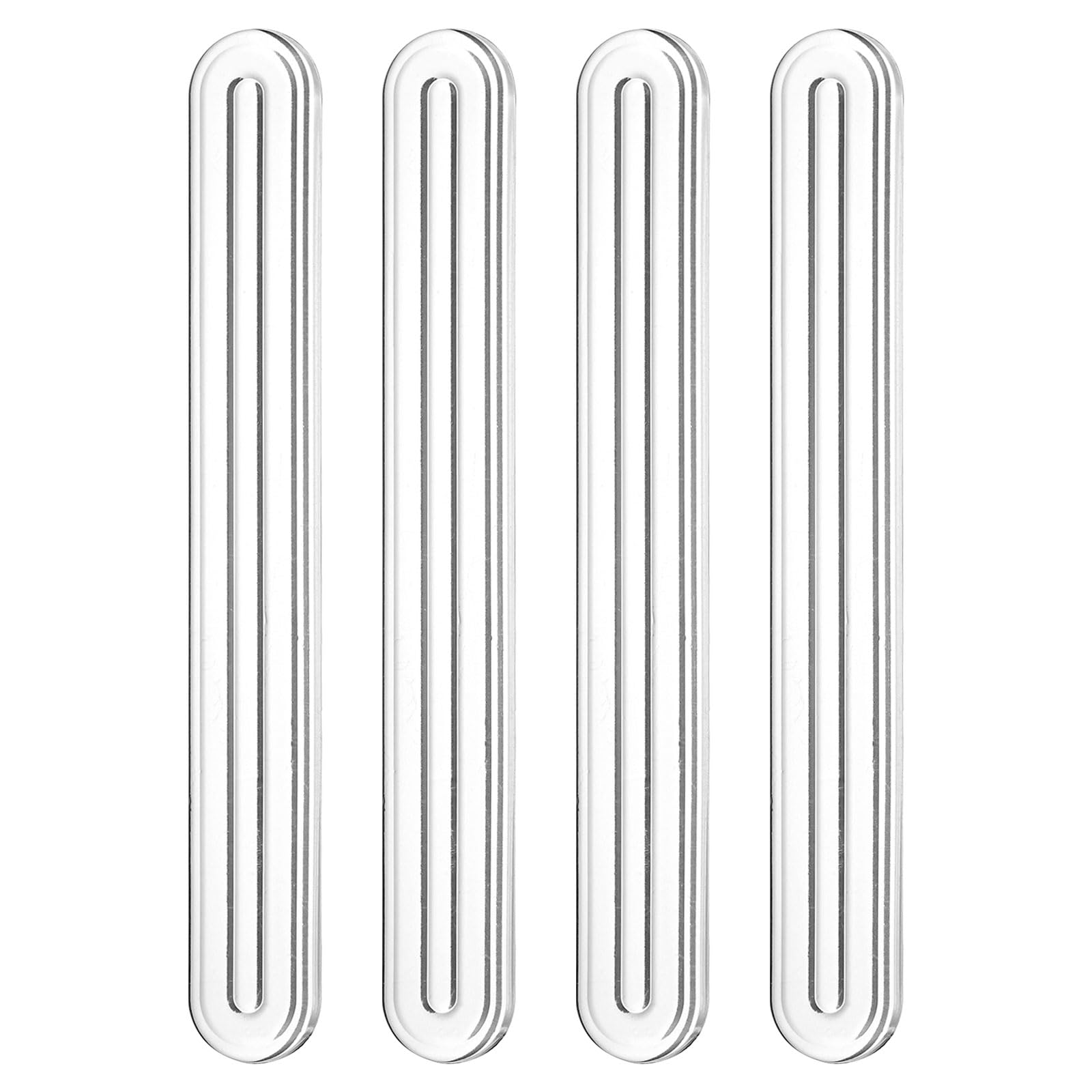uxcell Wall Protector from Furniture, Clear Furniture Bumpers Silicone Rubber Wall Bumper Guards Cabinet Door Bumper Adhesive Wall Protector Bumpers,