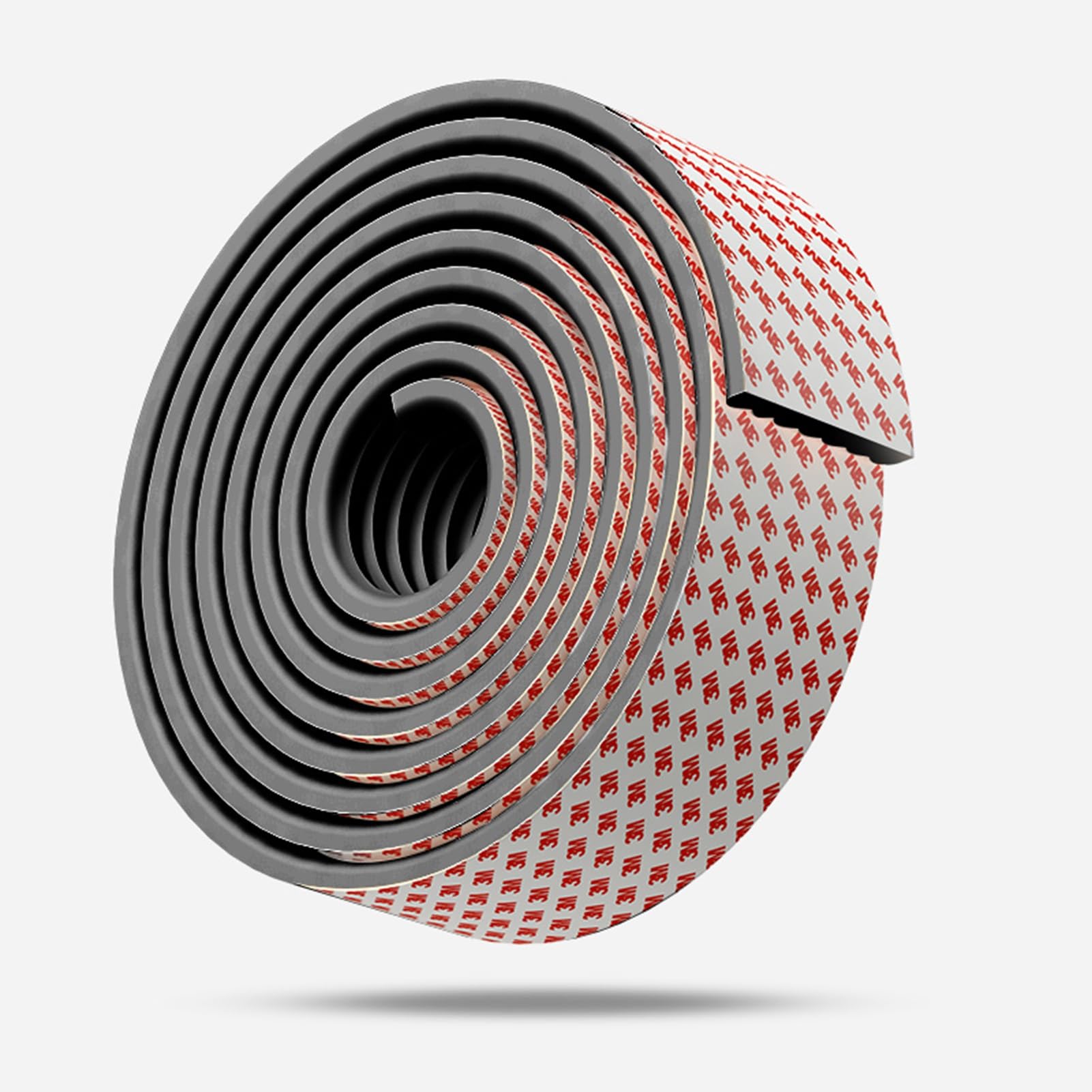 Protezione per Bordi, paraspigoli per mobili e paraurti di Sicurezza per Bordi, Cuscino per paraurti Impermeabile per mobili da Tavolo con Angoli acuti (Nero 200 cm)