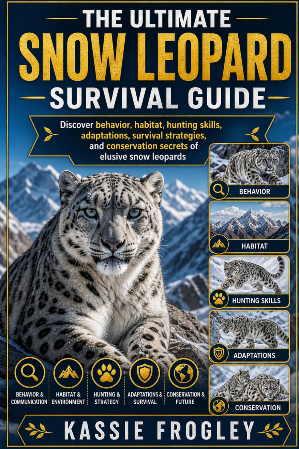 THE ULTIMATE SNOW LEOPARD SURVIVAL GUIDE: Discover behavior, habitat, hunting skills, adaptations, survival strategies, and conservation secrets of elusive snow leopards