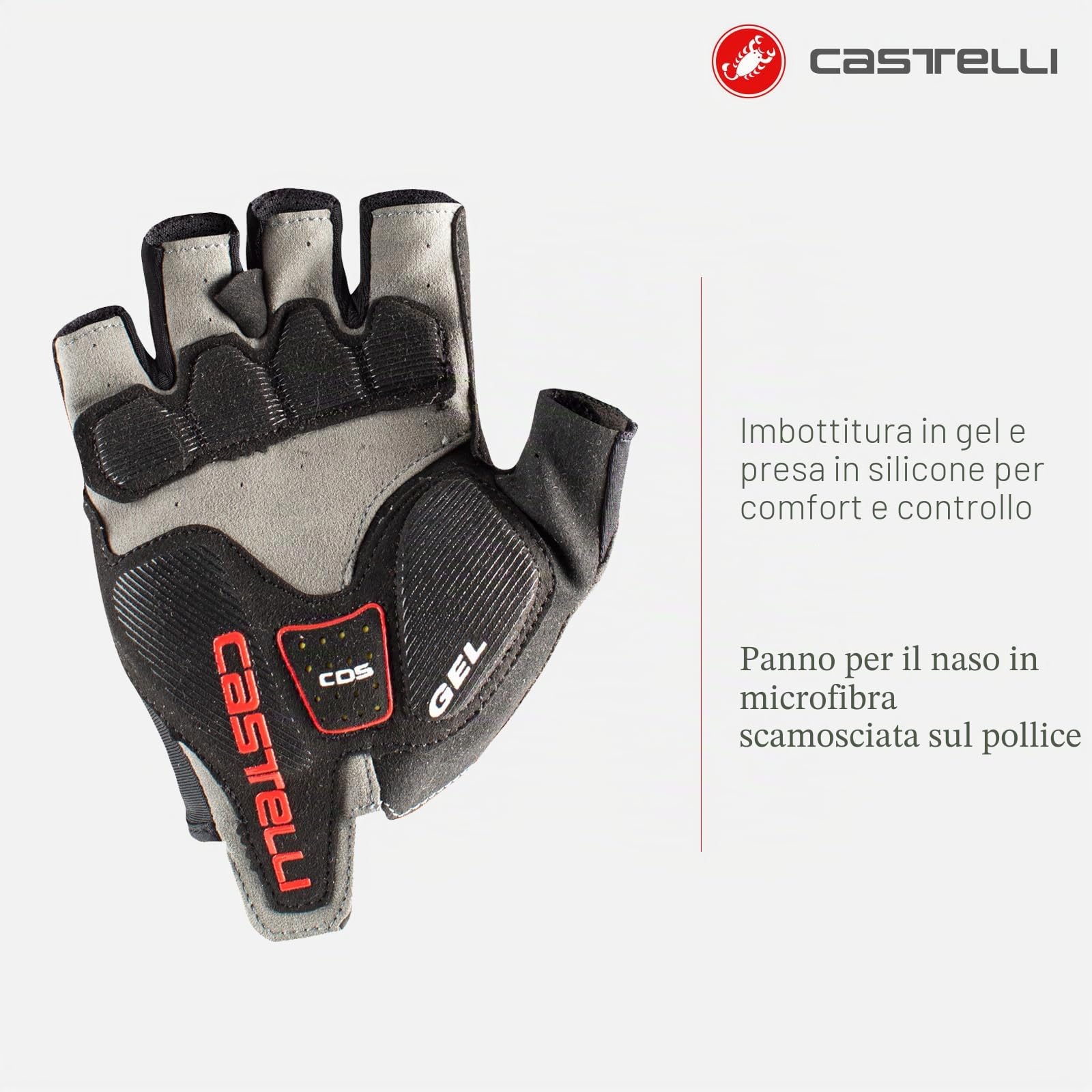 Castelli Arenberg Gel 2 Glove - Guanti Ciclismo Uomo