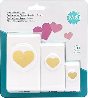 We R Memory Keepers Layering Punches 3/Pkg-Hearts