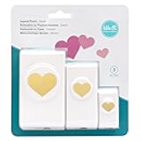 Layering Punches 3/Pkg-Hearts