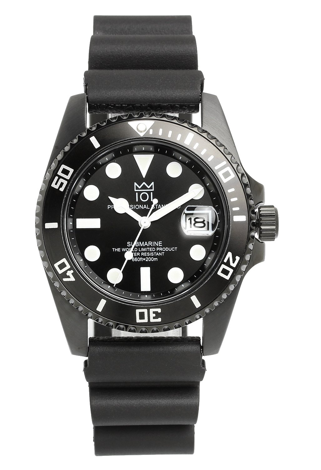 ヒャクイチHYAKU1-001ダイバーウォッチクォーツ 51uiEl0MGzL._AC_UL210_SR210,