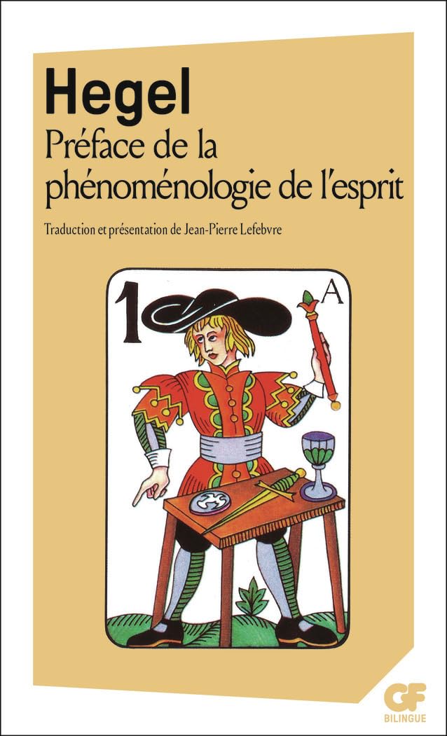 Préface à la Phénoménologie de l'Esprit (Philosophie)