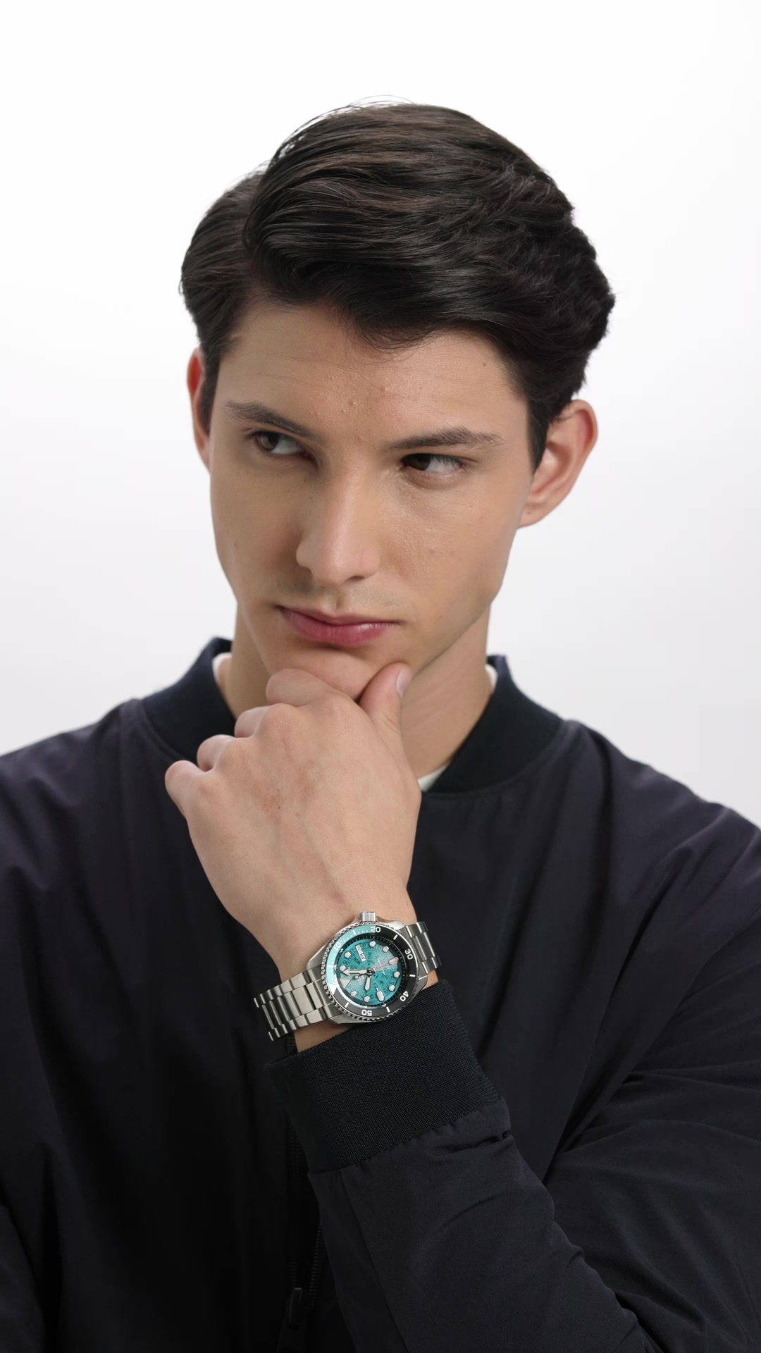 Seiko 5 Sports Cadran Bleu Style Squelette SRPJ45K1