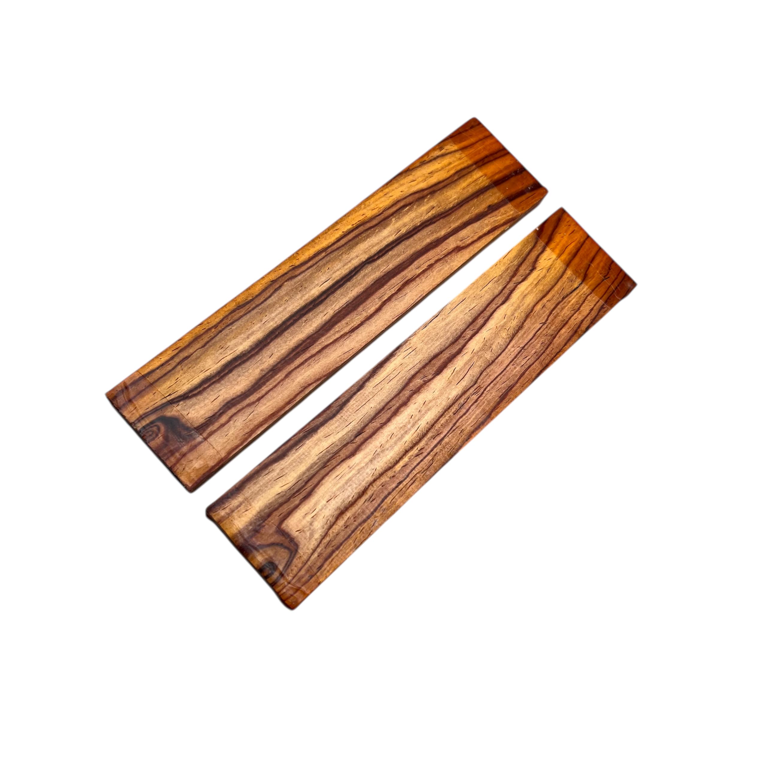 5 Paar 125 x 30 x 6 mm Massivholz, Edelholz, für Messergriffe, Handwerk, Skulptur und Drehen (Cocobolo, 5)