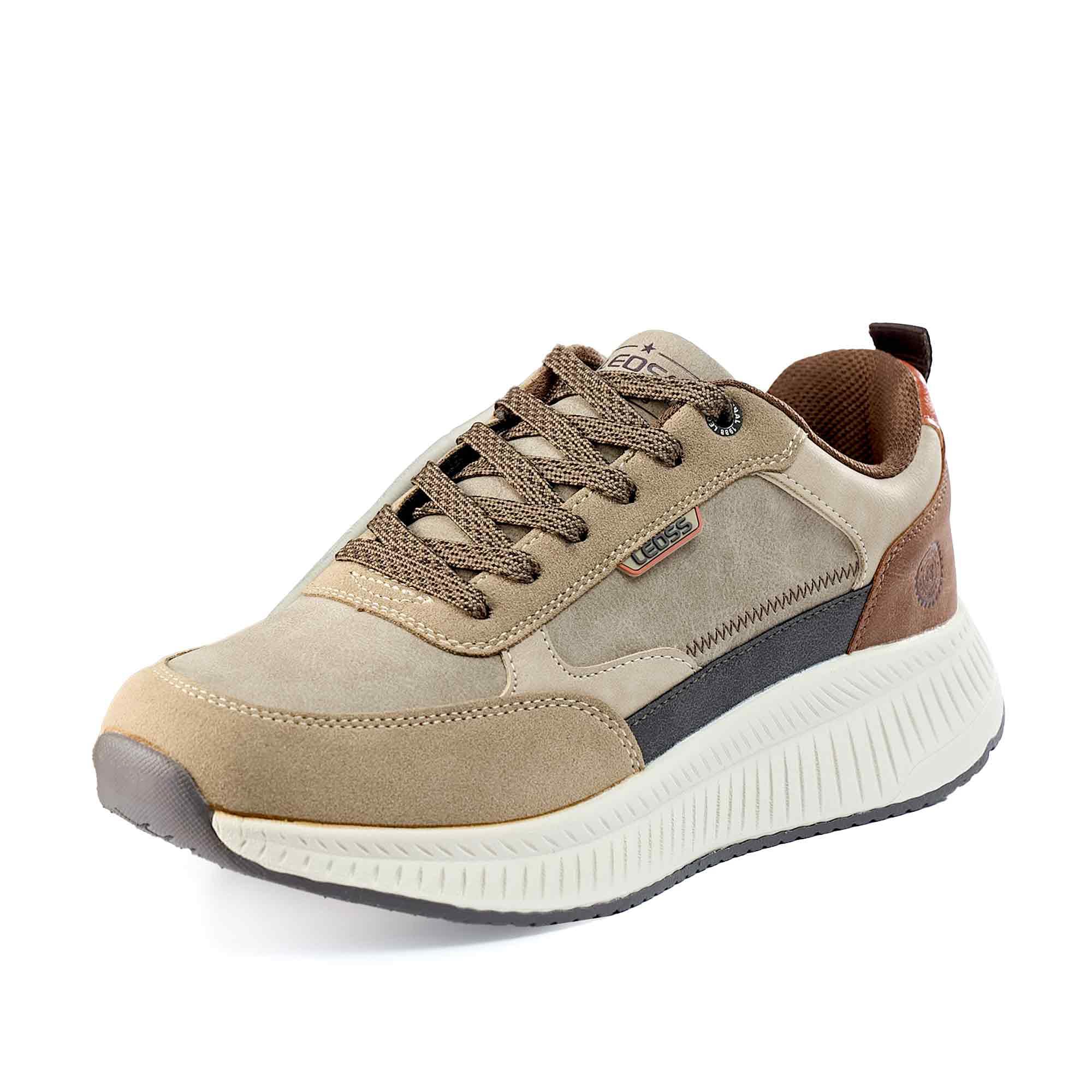 Męskie buty trekkingowe, skórzane, buty sportowe, sznurowane, buty uliczne, buty rekreacyjne, buty sportowe, antypoślizgowe