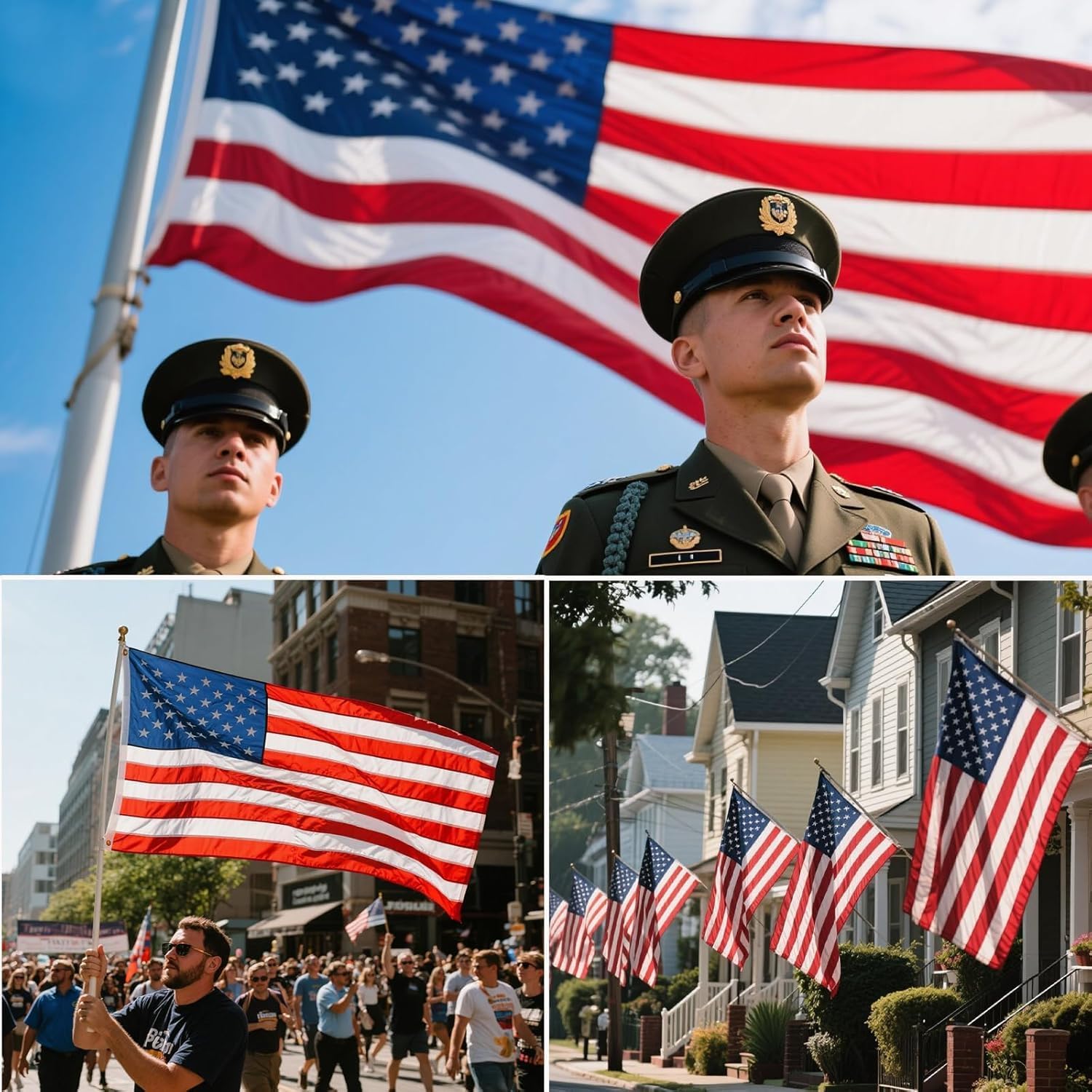3x5 American Flags for Outside Outdoor Heavy Duty, US Flag 3x5 ft, USA Flag for All Weather with Embroidered Stars and Sewn Stripes Brass Grommets - Image 7