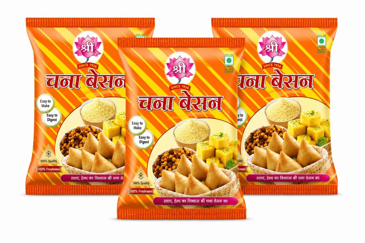Shree Chana Besan, Gram Flour, Made from Chana Dal, High in