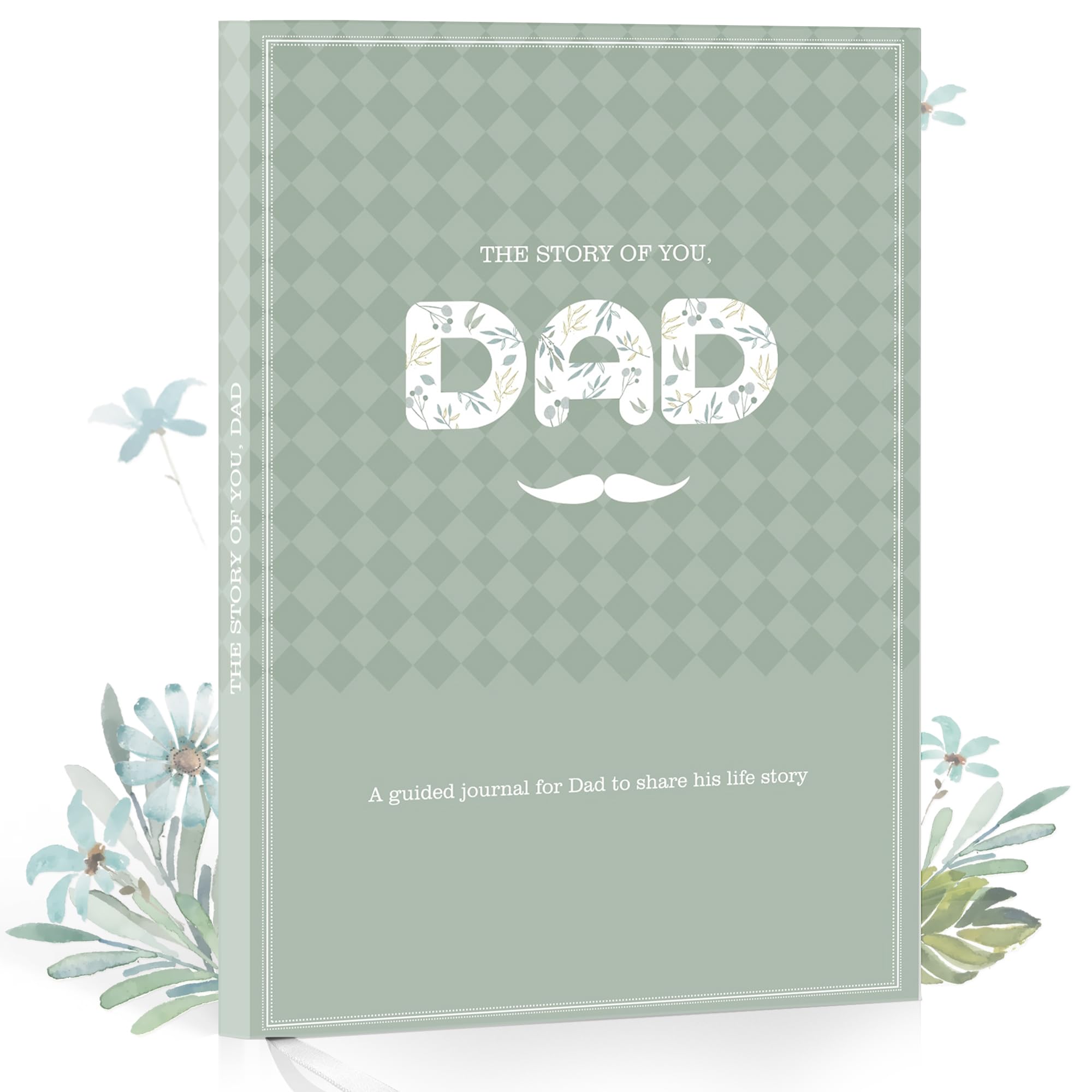 Hyggartn Dad, I Want to Hear Your Story – Father’s Guided Memory Journal, Meaningful Father’s Day Gift from Daughter or Son, Keepsake Book for Dad’s Birthday, Christmas & Special Occasions (Green)