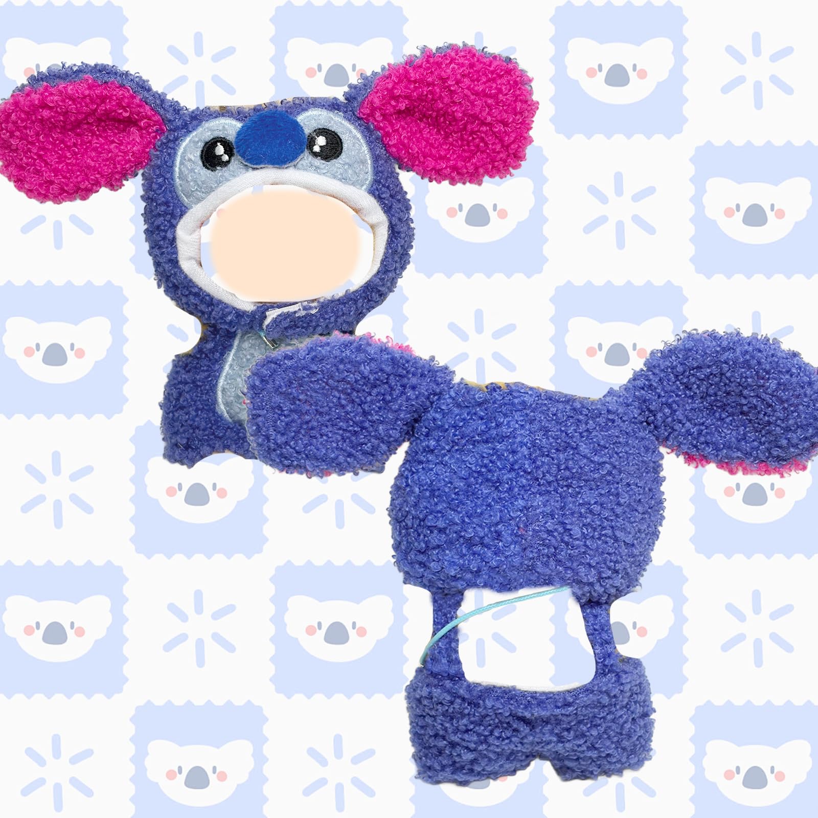 3 piezas de ropa de muñeca azul para muñecas de 17 cm, los juegos de accesorios de muñeca incluyen 1 mameluco, 1 sombrero, 1 colgante para niña, para los mejores regalos, sin muñeca
