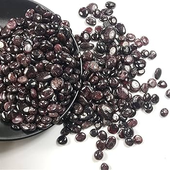 Amazon.co.jp: 健康と家庭 100g天然赤ガーネット水晶洗浄石岩石gravel
