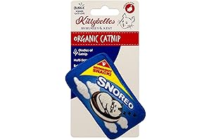 Huxley & Kent Cat Toy: Snoreo Cookie Catnip-Filled Bliss for Kitties