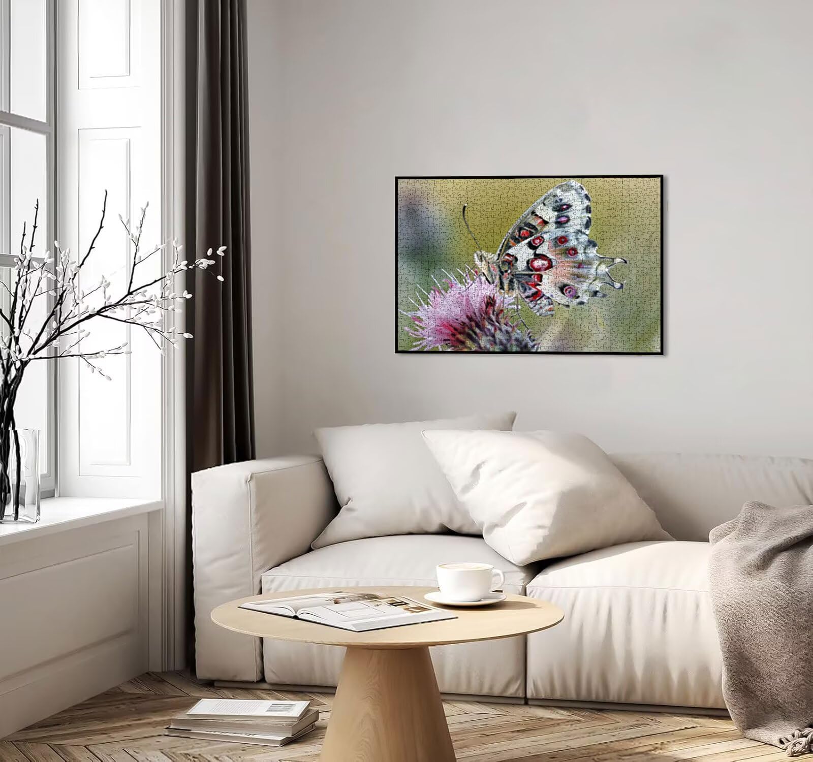 Puzzle z motywem motyla, 4000 elementów, puzzle dla dorosłych, dorosłych, nastolatków, do aktywności w domu, trudne gry rodzinne, klasyczne puzzle jako prezent i dekoracja ścienna R3KH-339