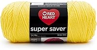 Vista 38 de Red Heart Super Saver - Hilo de salvia ligera, paquete de 3 unidades de 6.98 oz/7 onzas, acrílico, 4 medianos (peinado), 364 yardas, tejido/ganchillo