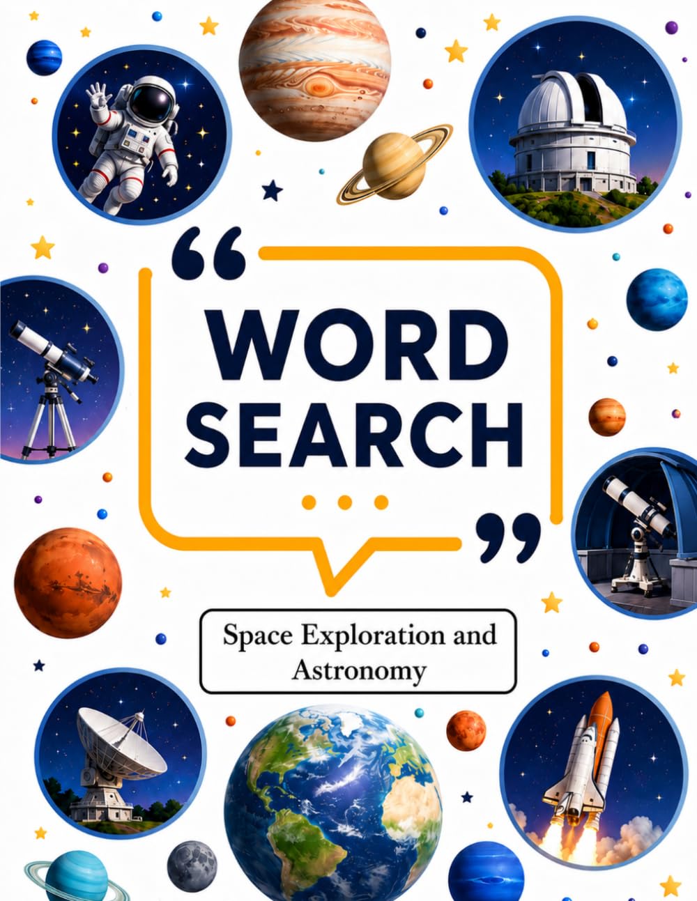 WORD SEARCH: space exploration and astronomy