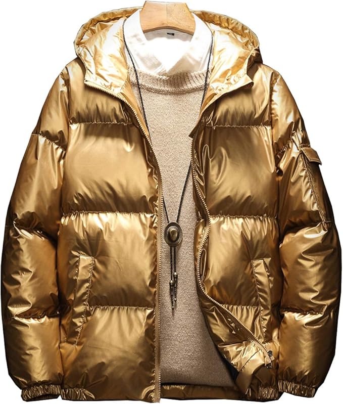 Amazon Angelo 中綿アウター メンズ 中綿ジャケット 中綿コート アウター ジャケット 男 厚手 冬物 アメリカ風 フード付き ダウンコート 無地 長袖 冬 ボア付き 防寒 暖かい 防寒着 おしゃれ 大きいサイズ コート ジャケット 通販