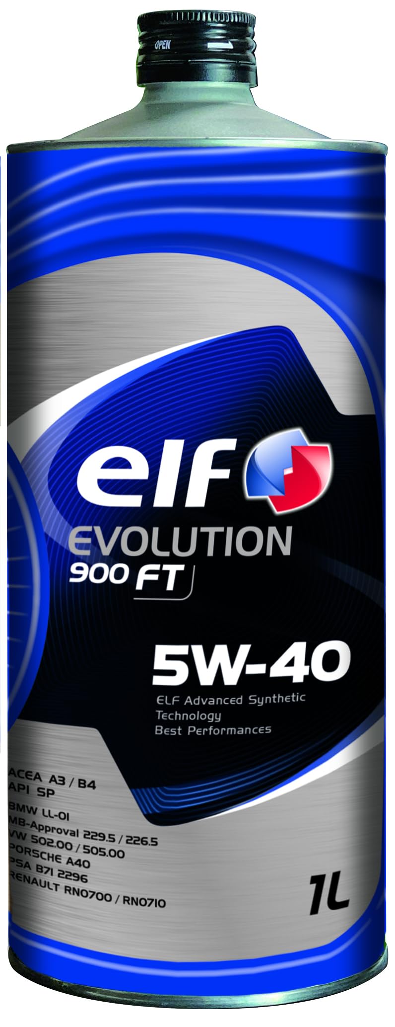 Amazon | エルフ(ELF) エンジンオイル EVOLUTION 900 FT 5W-40 全化学