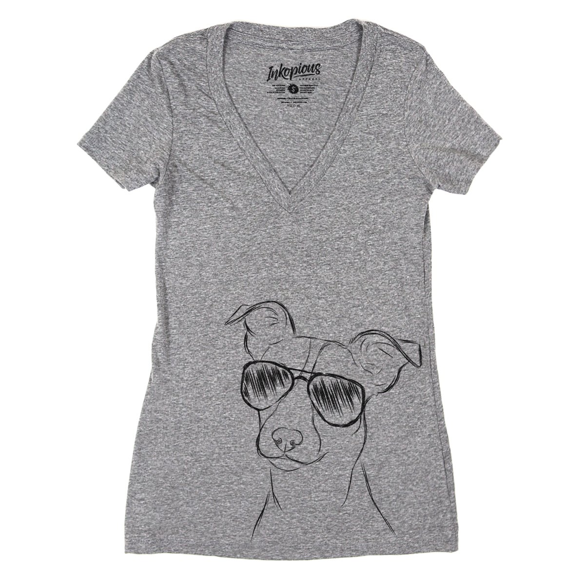 Inkopious Max The Jack Russell Terrier Triblend T-Shirt
