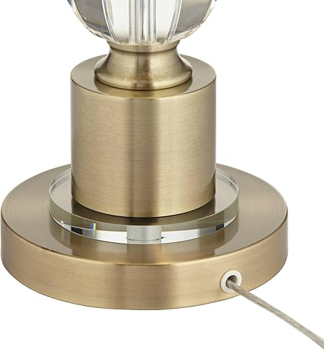 Miniatura 7 de Vienna Full Spectrum Jordan - Lámpara de mesa tradicional de 27 12 pulgadas de alto, acabado de latón, cristal de metal, pantalla única, color