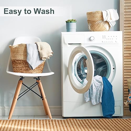 Miniatura 9 de Pro Goleem Funda de muselina para cambiador de pañales para niños y niñas, suave y transpirable, de algodón, para cambiador, color neutro, paquete