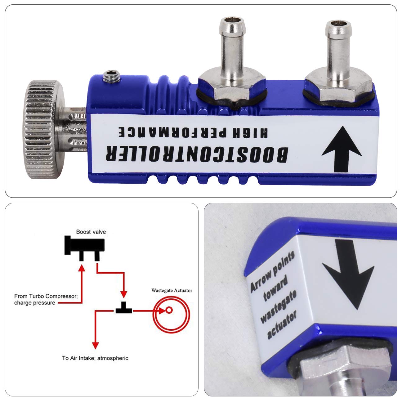 Parts & Accessories 130 PSI TURBOCHARGER ACTUATOR MANUAL BOOST
