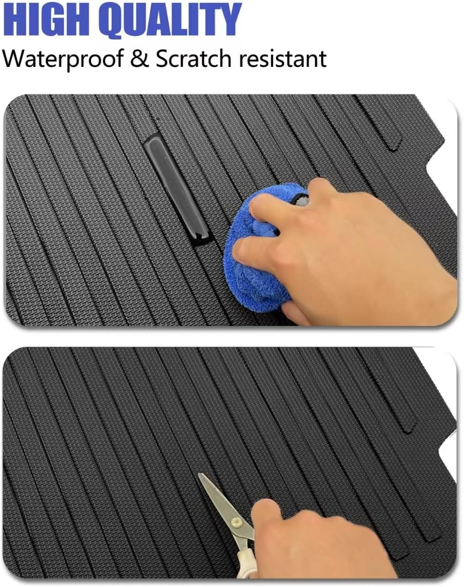 Cargo Liners Backrest Mat for Buick Encore GX Accessories 2020-2025 2026 with Hook&Loop Rear Trunk Mat Rear Seat Back Cover Protector All Weather Anti-Slip Split Dog Liner