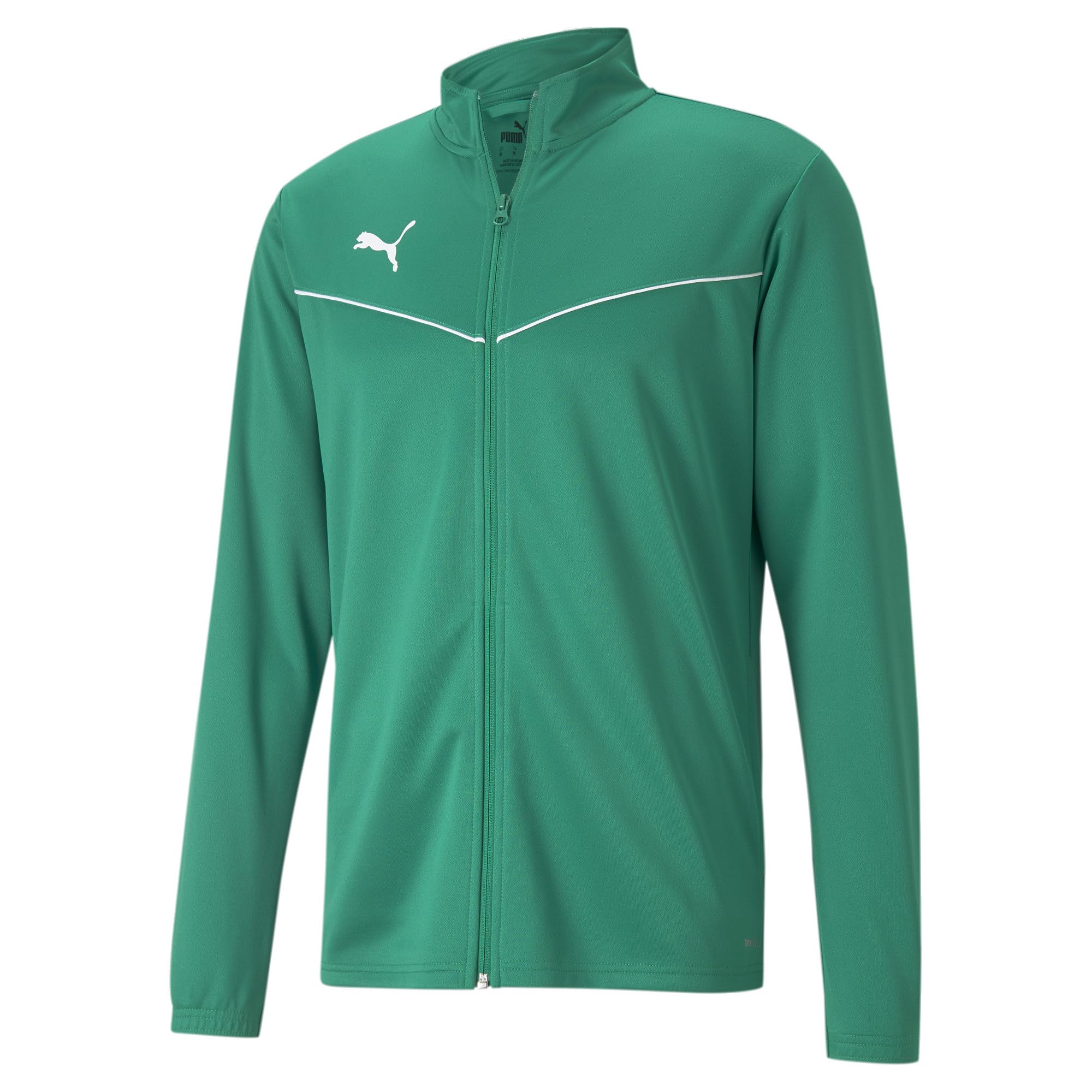 PUMA Herren Trainingsjacke Teamrise Poly – Pepper Green/White, 3XL