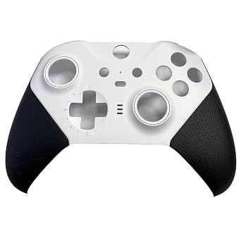 OEM Housing Shell Case Faceplate Cover Replacement Parts Compatible with Xbox One Elite Series 2 Controller Front + Back Shell Front White
