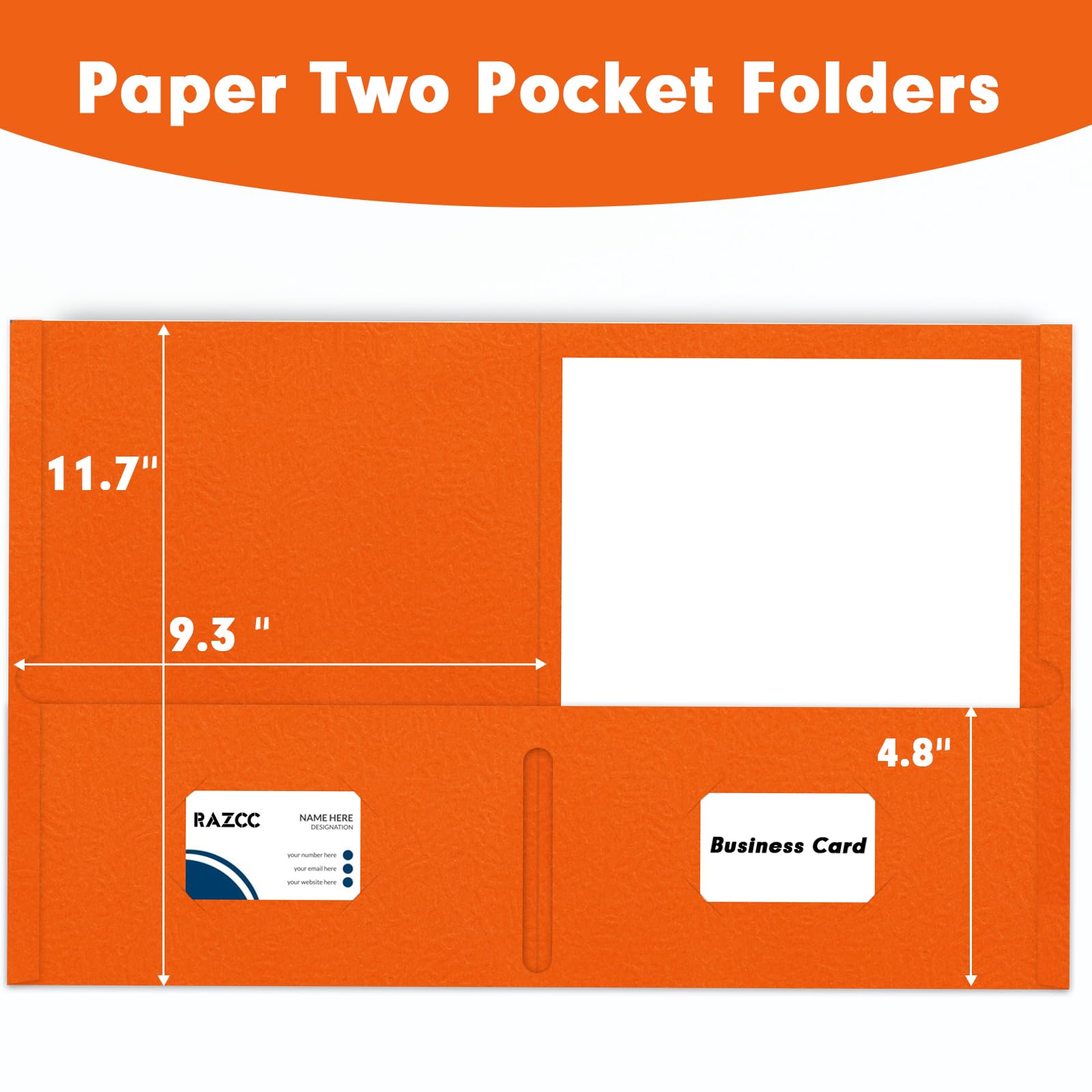 Two Pocket Folders 75 Pack 2 Pocket Folders, Plastic Two Pocket Folders ...