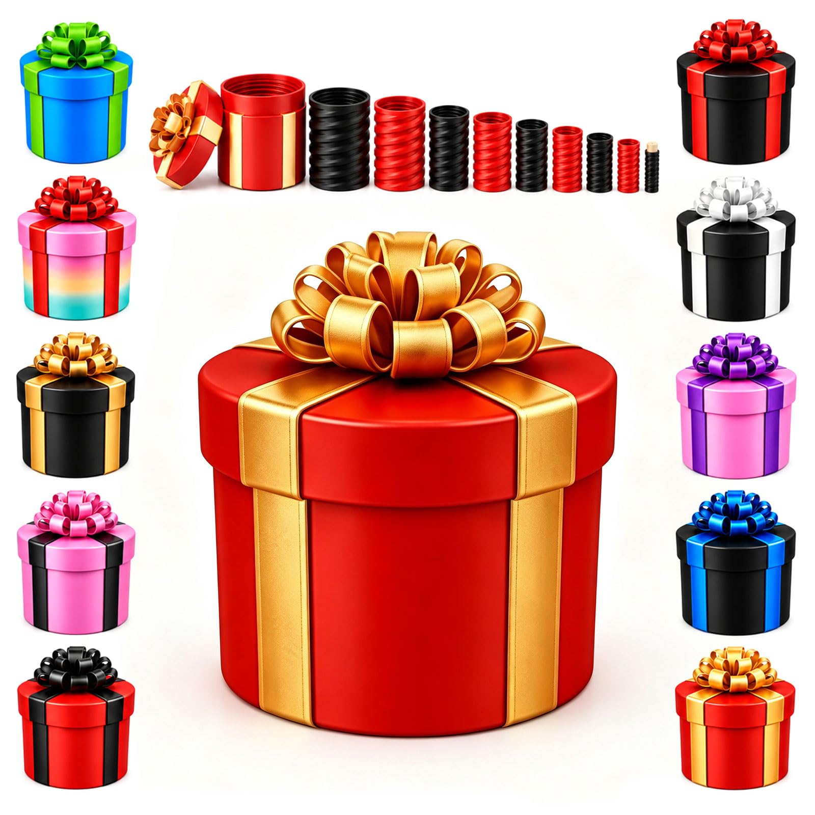 Annoying Gift Box, 10 Layer Screw Giftbox, 2027 New