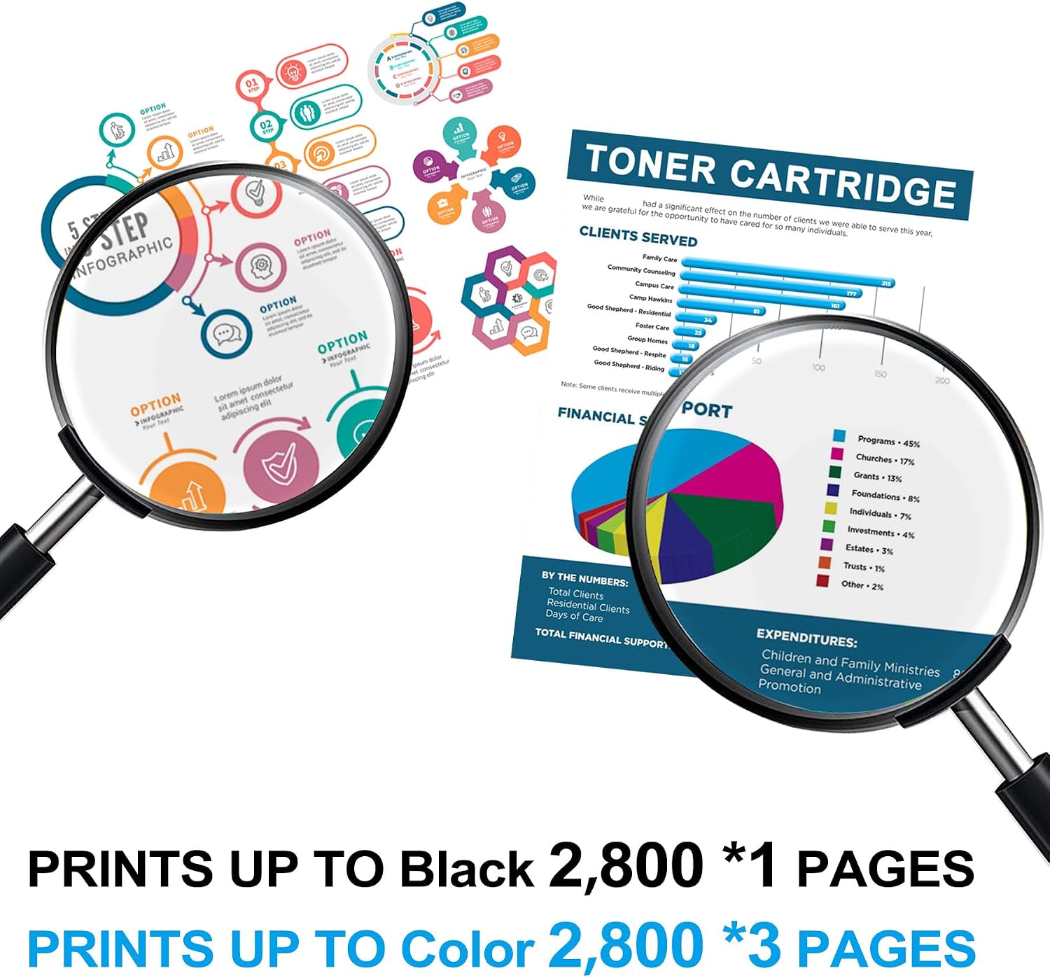 410A Toner Cartridge Replacement for HP 410A CF410A CF411A CF412A CF413A Work with Color Laser Jet Pro M452dw M452dn M452nw MFP M477fdw M477fnw M477fdn M377dw Printer (Black Cyan Magenta Yellow)
