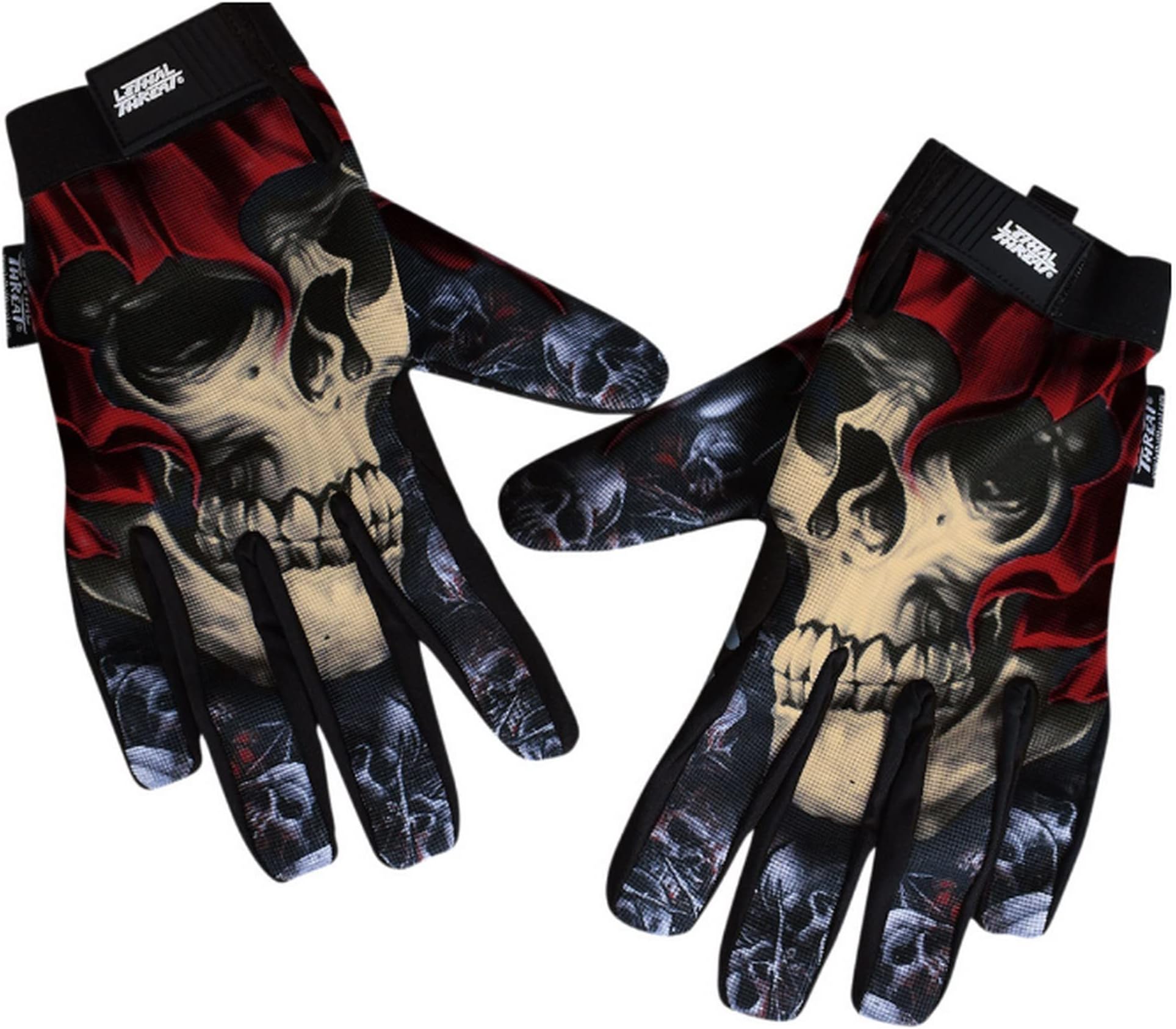 Lethal Threat Reaper Mens Textile Motorcycle Gloves Black XL
