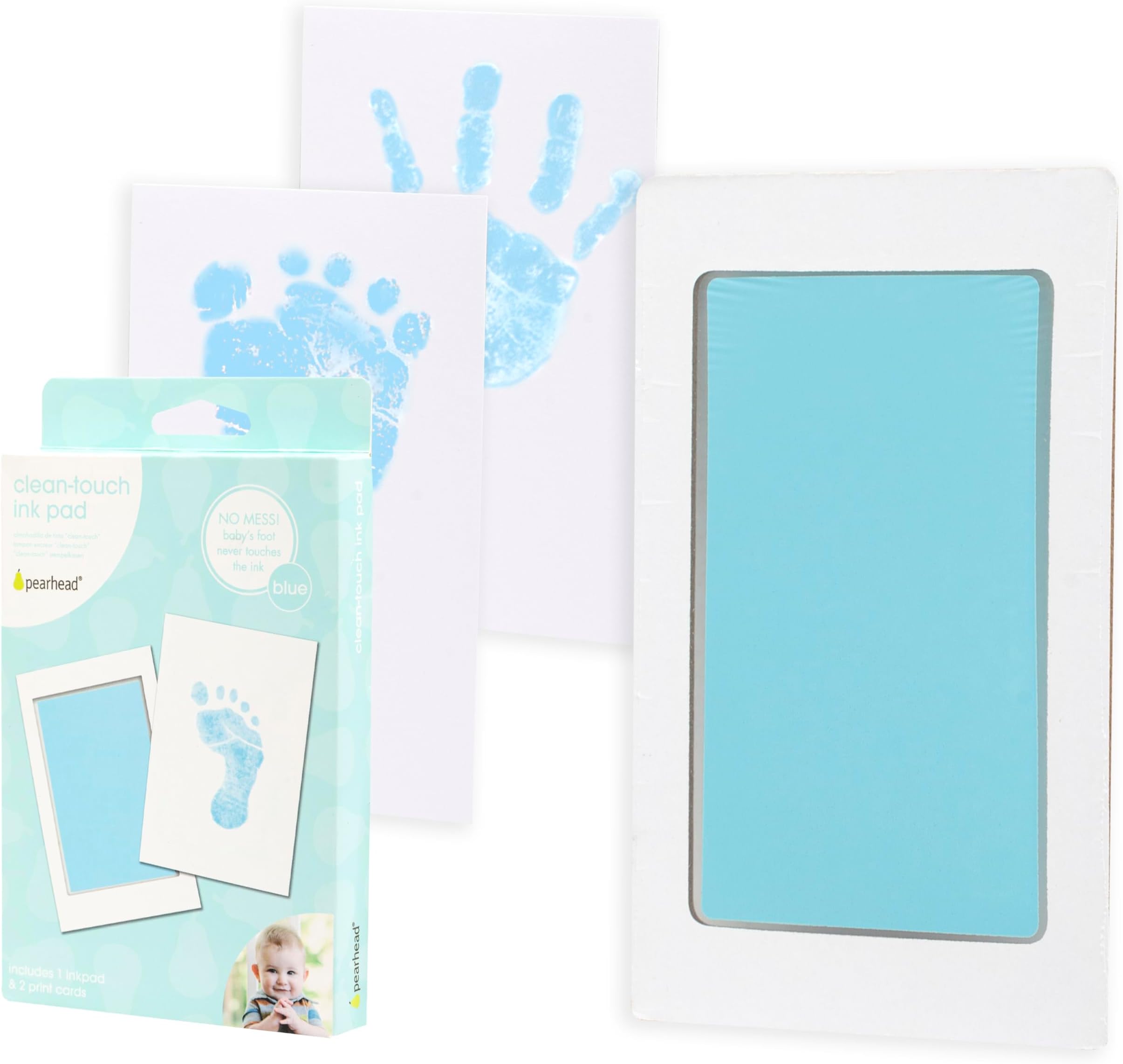 Pear Head Clean Touch Ink Pad (Blue)