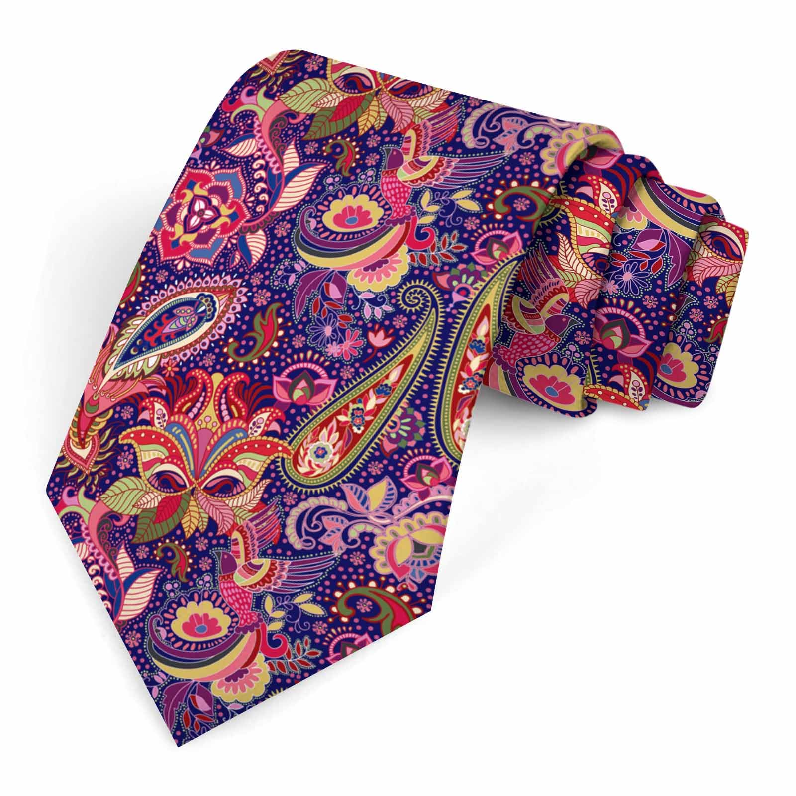 Muntayson Unisex Paisley Men's Ties Men Novelty Neckties Fashion Neck Tie For Women