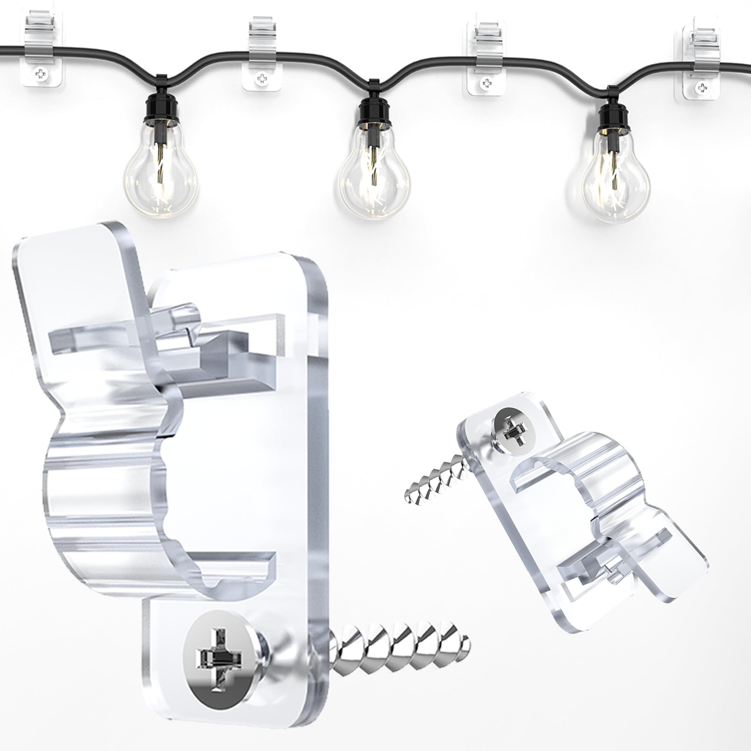 6-pack Z-klemmen voor het ophangen van wandhangers aan Franse rails 6-pack Z-klemmen voor het ophangen van wandhangers aan Franse rails