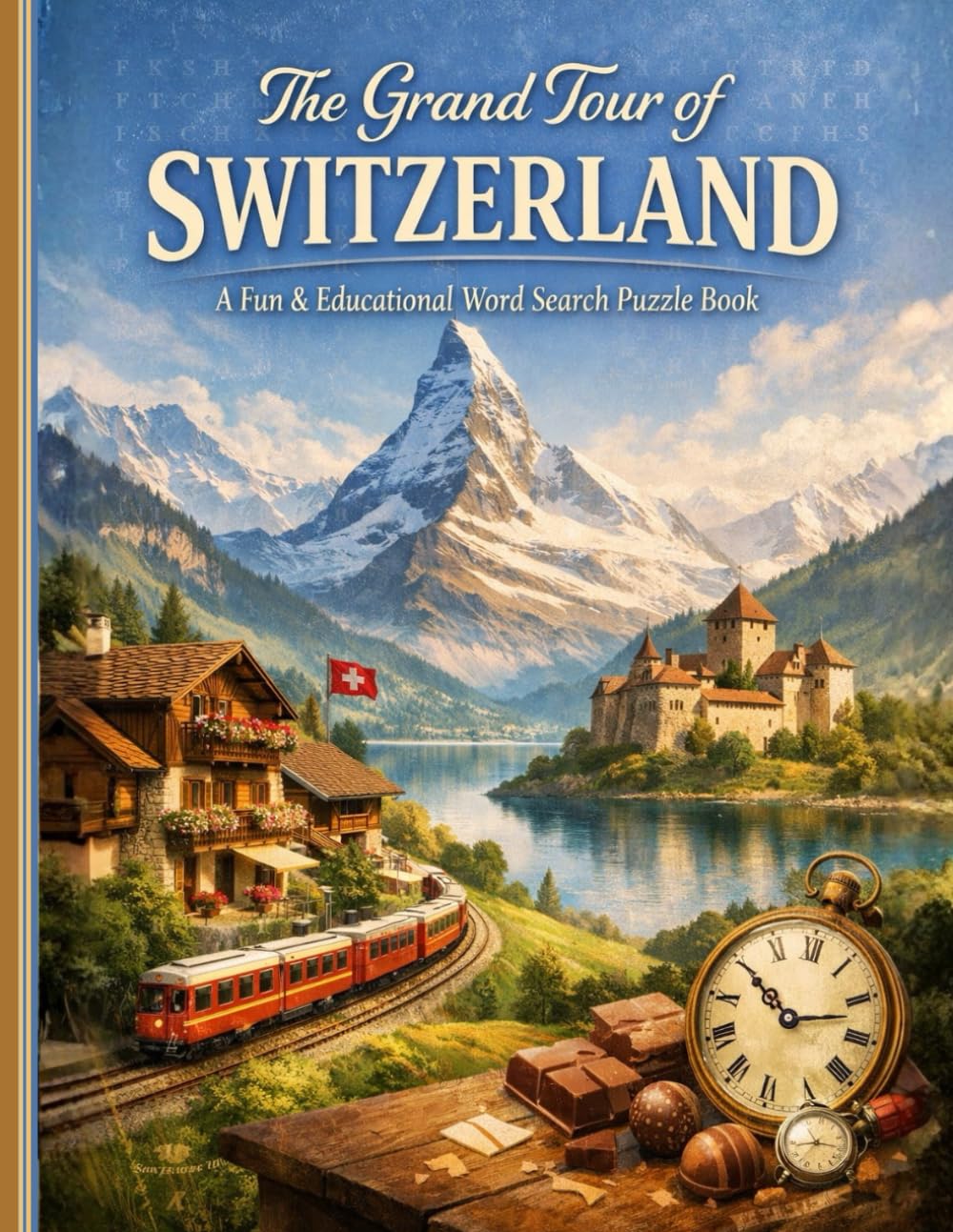 The Grand Tour of Switzerland: A Fun & Educational Word Search Puzzle Book Exploring Alpine Wonders, Swiss Culture, Landmarks, and Traditions