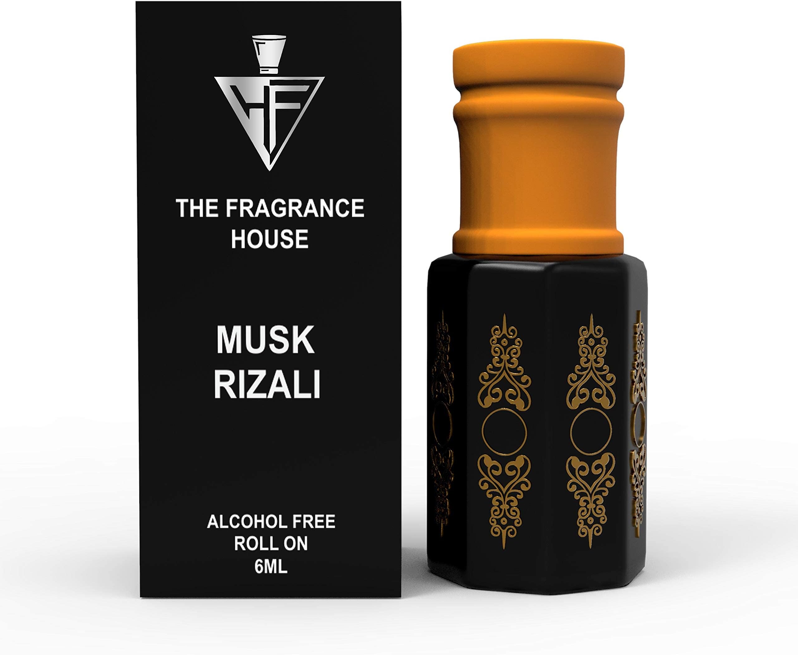 Musk Rizali Attar Perfume Oil | 100% Alcohol-Free Long Lasting Ittar for Men & Women | 6 ml | TFH The Fragrance House