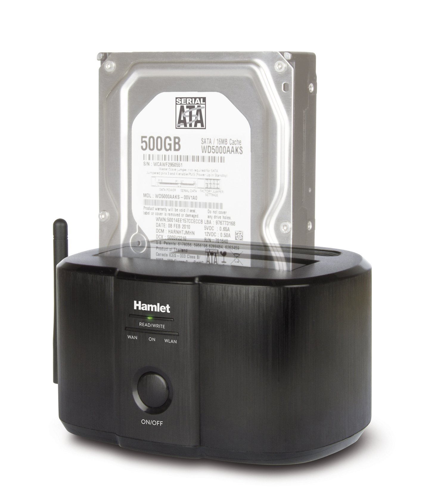 Hamlet Docking Station per Hard Disk - Scaffale per Spazio - Dettaglio
