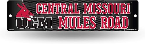 Vista 644 de Rico Industries Letrero de plástico de la NCAA de plástico de 4 x 16 pulgadas Alternativo