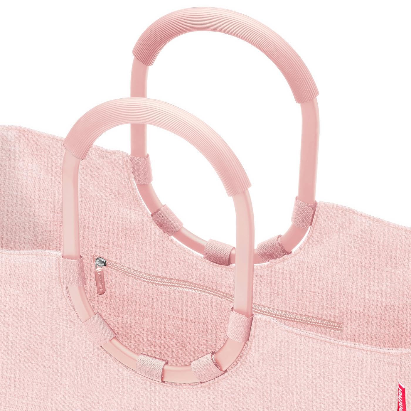 reisenthel loopshopper L frame twist blush – Stabile Tasche mit praktischen Fächern aus recycelten PET-Flaschen – Charmantes und wasserabweisendes Design – Bild 5