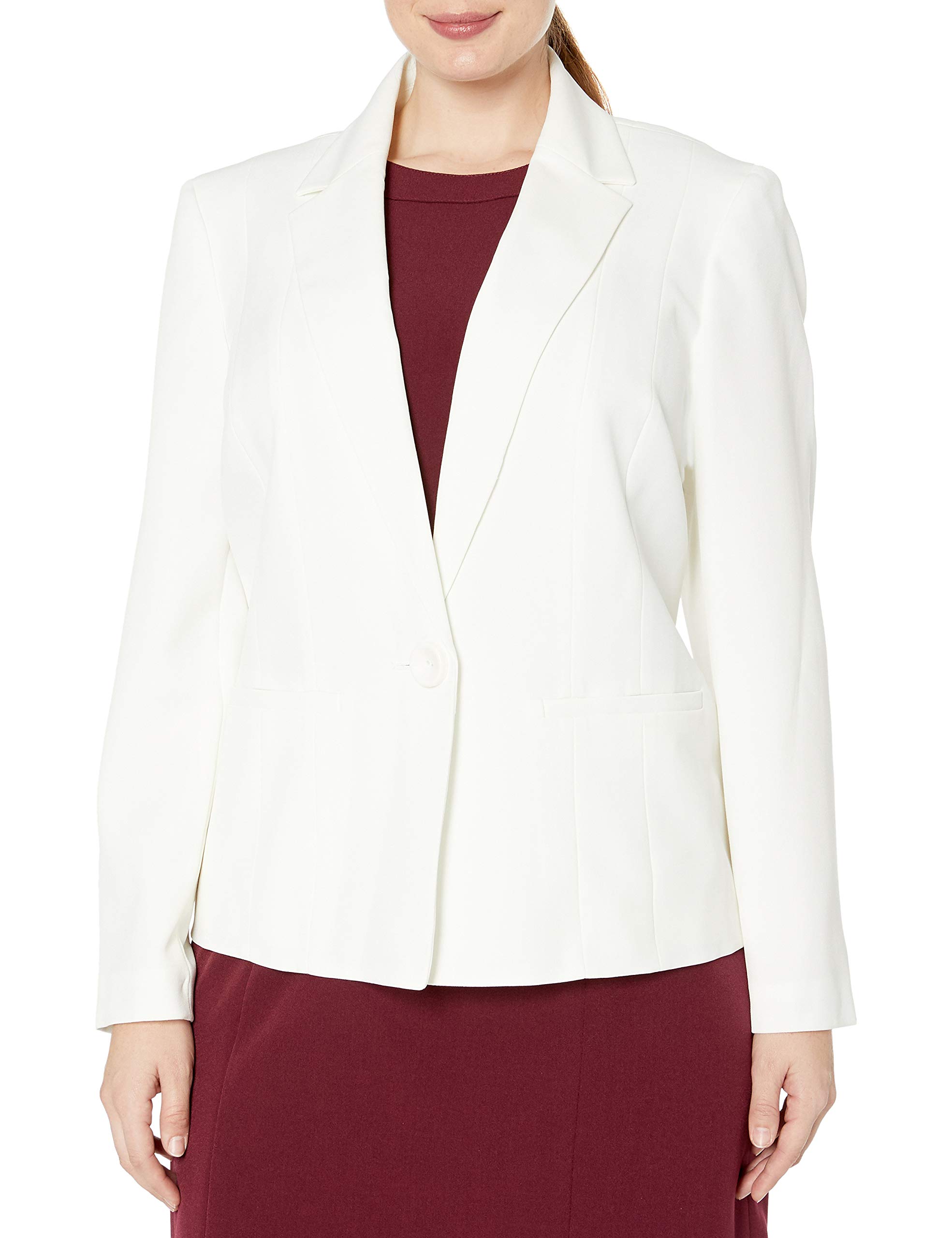 KasperWomen's Stretch Crepe One Button Jacket