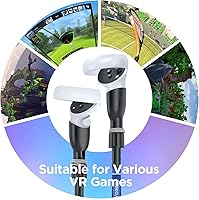 Vista 5 de YOGES VR Golf Club Handle Attachment Compatible with Oculus Quest 3 Quest 2, Golft Golf Club Handle Accessories Compatible with Golf +, Golf 5