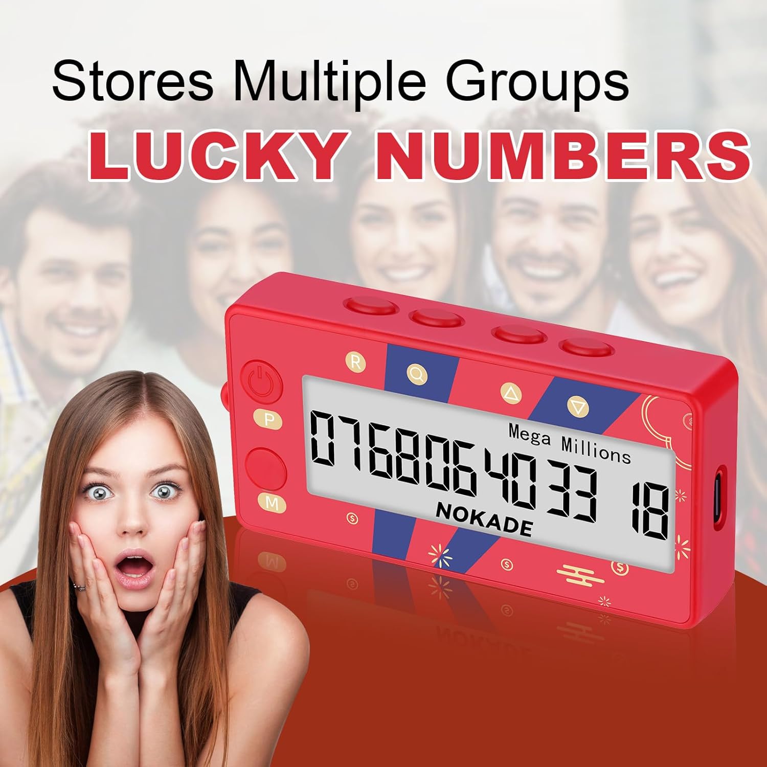 Lottery Ball Machine, AI Algorithm Lottery Number Picker, Play Mega Millions Powerball, Lottery Game, Lottery Number Generator, Holiday Choice for Lottery Lovers