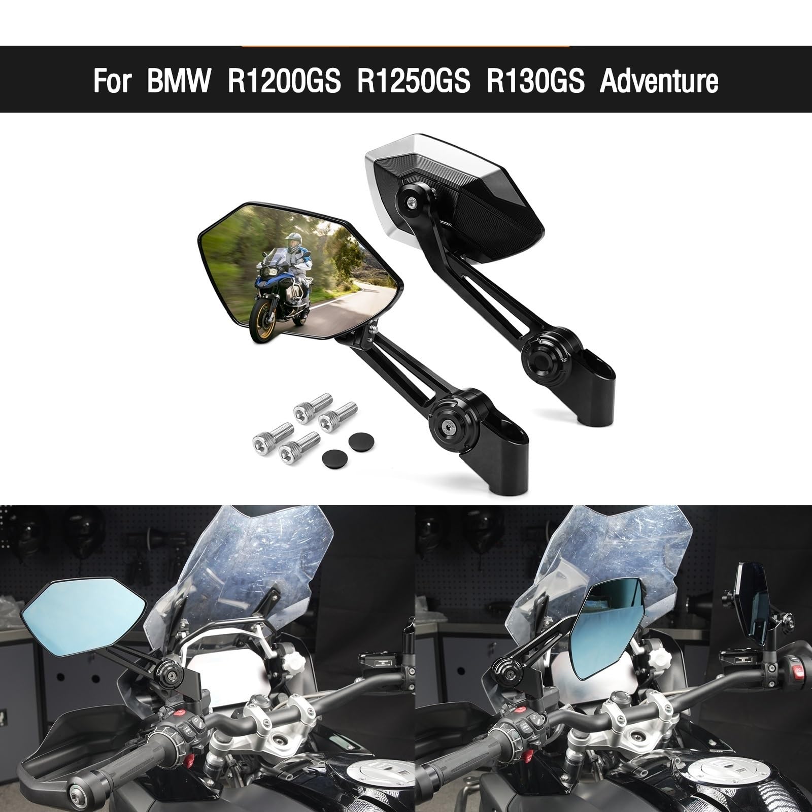 Motocyklowe Lusterka Wsteczne Do R1300GS R1250GS R1200GS ADV F650GS F800GS F850GS