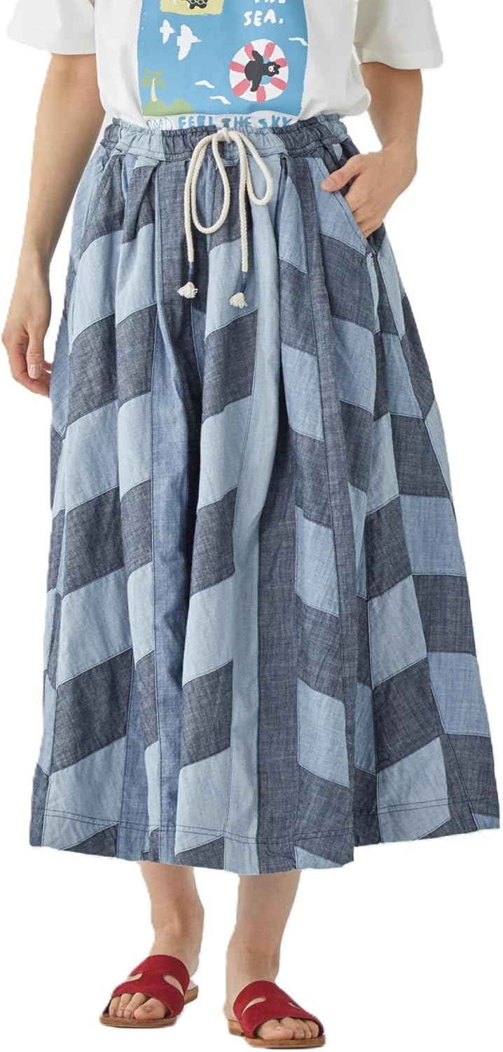 503ag68□七五三 七歳 女児 着物&袋帯 青海波 花□美品 七五三(7歳