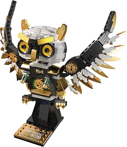 Zoo Owl - Juguete clásico de insectos -494 partículas, kit de modelo de construcción educativo, gran regalo de cumpleaños para niños de 8 a 12 a 14