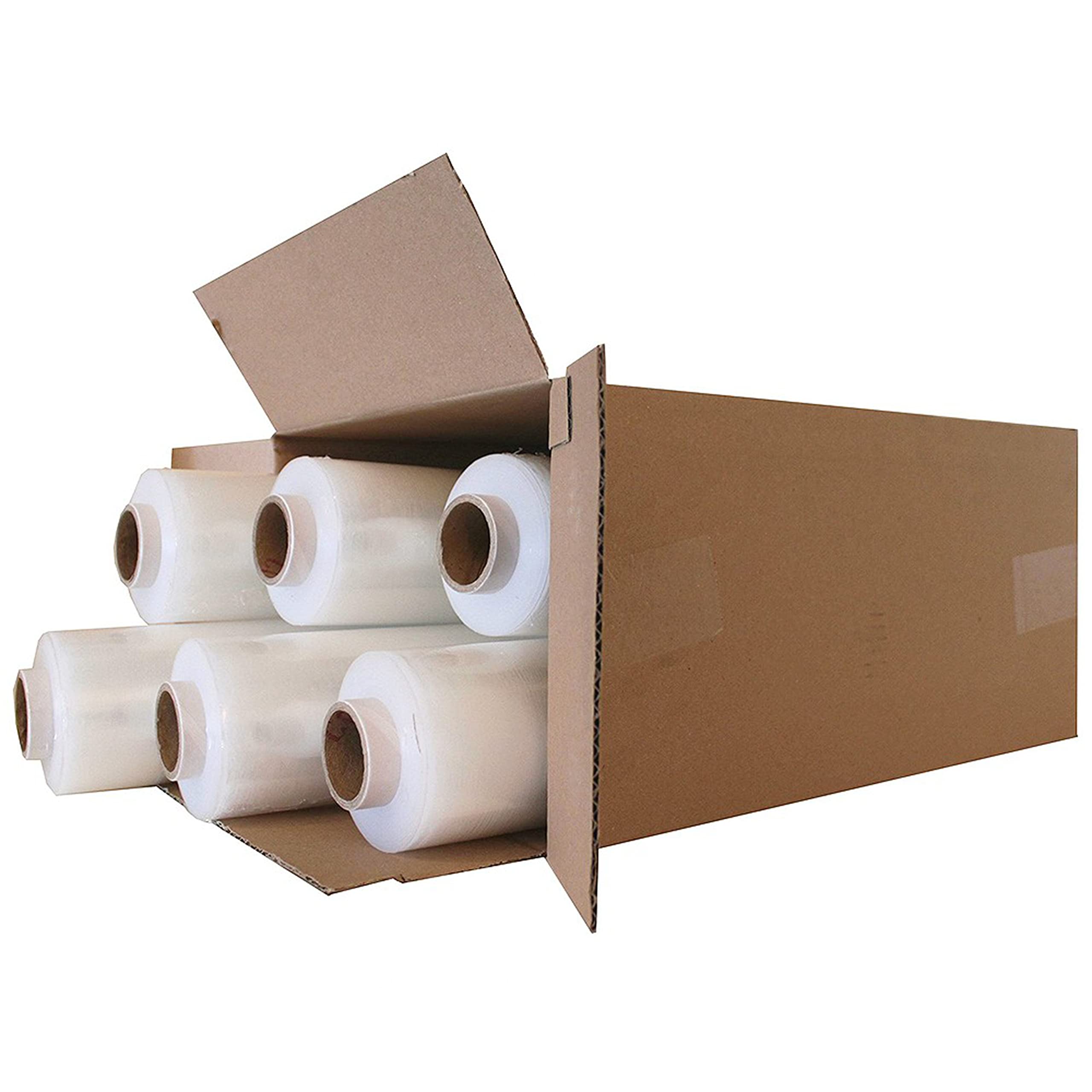 Simpletek – 6 Rouleaux Film Extensible Manuel Film Transparent Domopack Pour Emballage