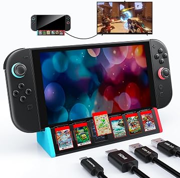 Switch 2 Dock Station for Nintendo Switch 2 Dock with 4K HDMI&Card Storage