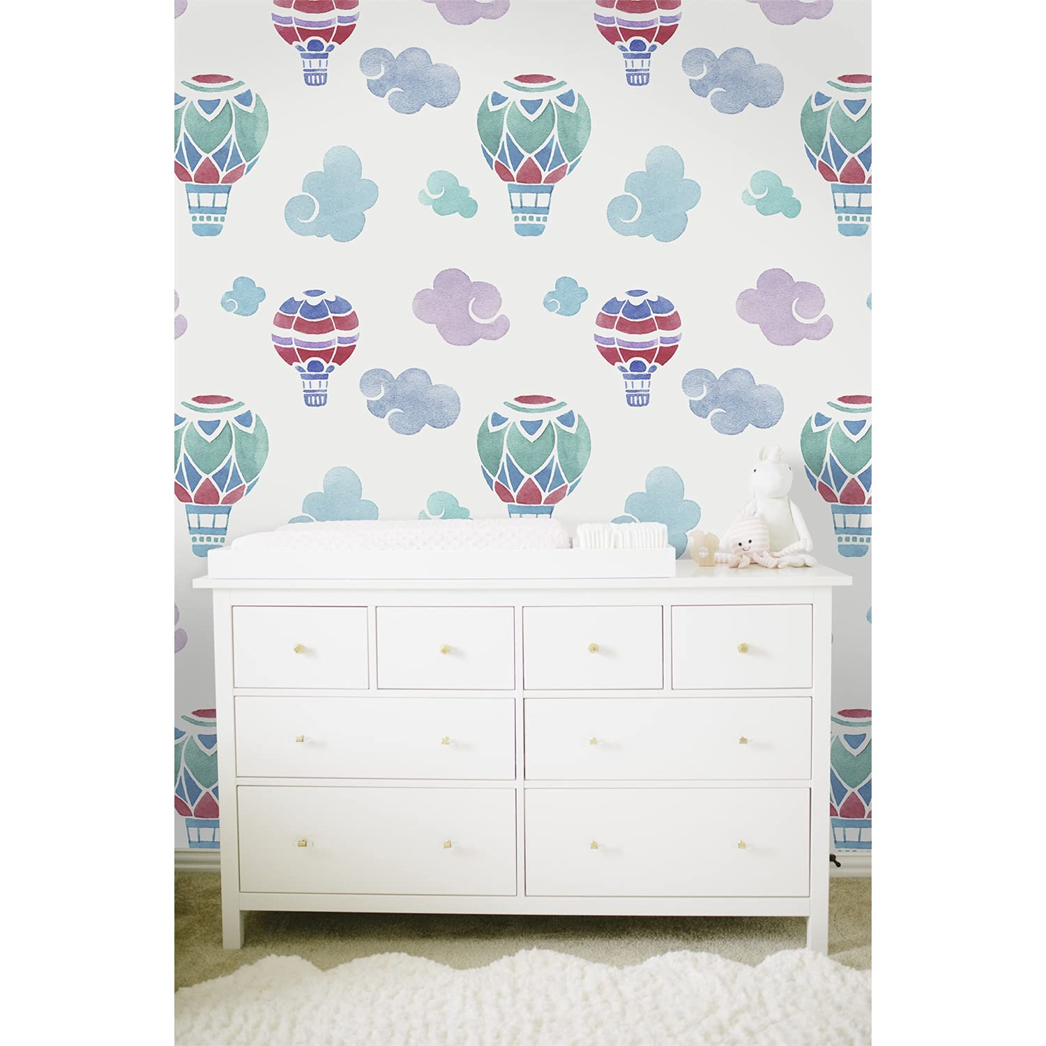 Fondo de pantalla con foto de nubes pastel mural textil de pared